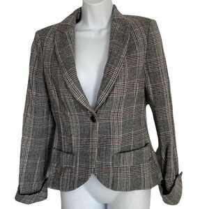 Benetton Houndstooth Blazer 